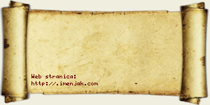 Andjelina Erić vizit kartica